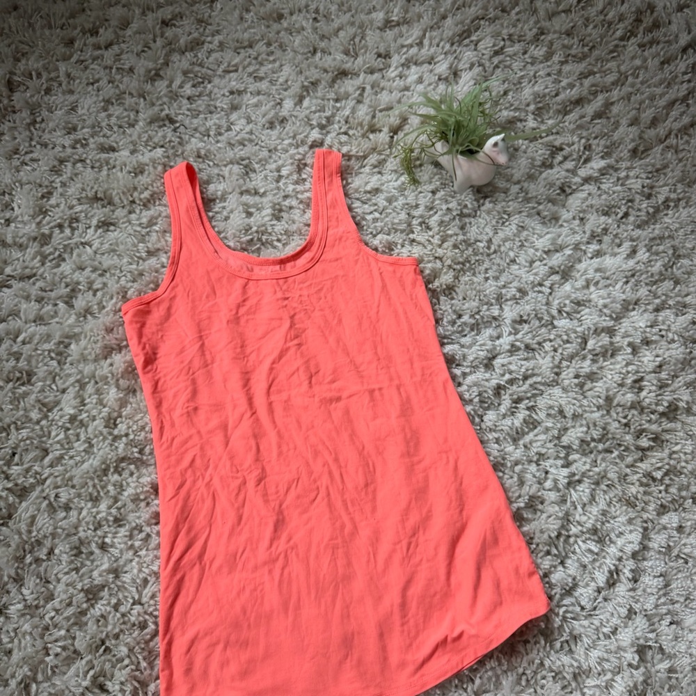 No Boundaries Bright Coral super soft, athletic comfortable women’s Tank Top